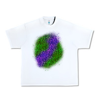 White halloween leopard patch 3 Urban Heavy Tee - BundleAndBundleShop