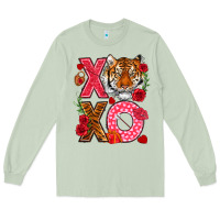 Matcha xoxo with tiger Long Sleeve Tee - NancyCooperArtShop