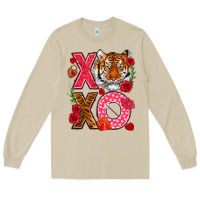Mushroom xoxo with tiger Long Sleeve Tee - NancyCooperArtShop