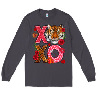 Smoke xoxo with tiger Long Sleeve Tee - NancyCooperArtShop