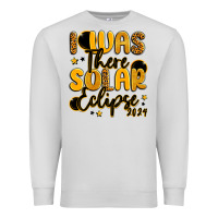 Dove Grey i was there solar eclipse 2024 Premium Sweatshirt - LillyAllenDesigns