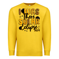 Lemon i was there solar eclipse 2024 Premium Sweatshirt - LillyAllenDesigns