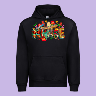 Cinco De Mayo Nurse Urban Hoodie Designed By Cowgirlartshop
