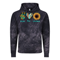 Cloud Black peace love sunshine Vintage Hoodie - JahusDesignShop