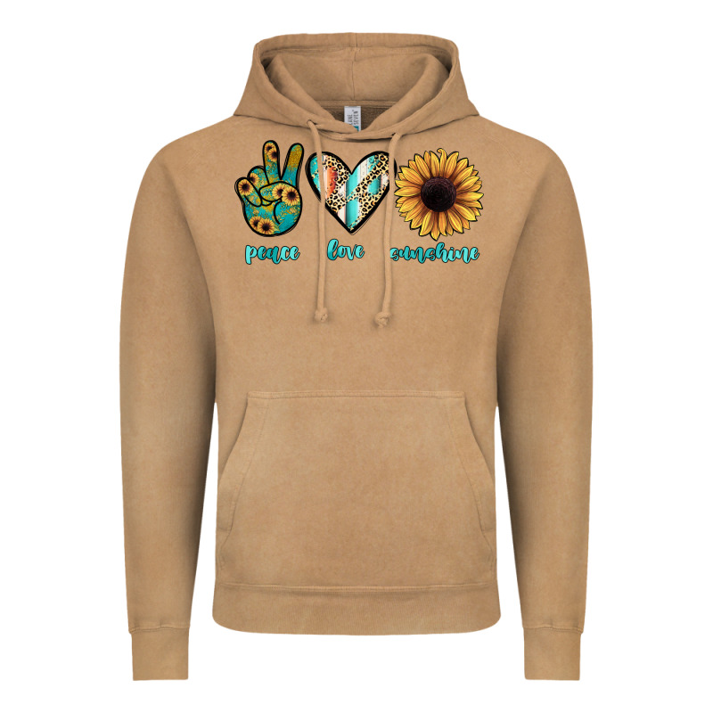 Peace Love Sunshine Vintage Hoodie by JahusDesignShop | Teevron
