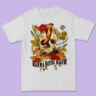 Premium Tee karma bites back