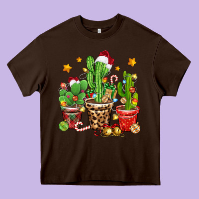Heavy Core Tee Christmas cactus