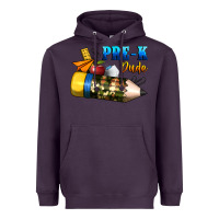 Plum pre k dude Heavyweight Hoodie - BundleAndBundleShop