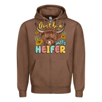 Chestnut dont be a salty heifer Zipper Hoodie - MaliasSmallBusiness