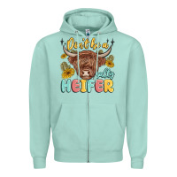 Seafoam dont be a salty heifer Zipper Hoodie - MaliasSmallBusiness