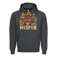 Smoke dont be a salty heifer Zipper Hoodie - MaliasSmallBusiness