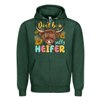 Sports Green dont be a salty heifer Zipper Hoodie - MaliasSmallBusiness