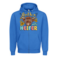 True Royal dont be a salty heifer Zipper Hoodie - MaliasSmallBusiness
