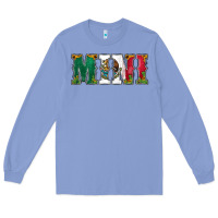 Colony Blue mexican flag mini Long Sleeve Tee - Jasminsmagicworld