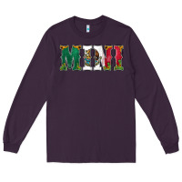 Plum mexican flag mini Long Sleeve Tee - Jasminsmagicworld
