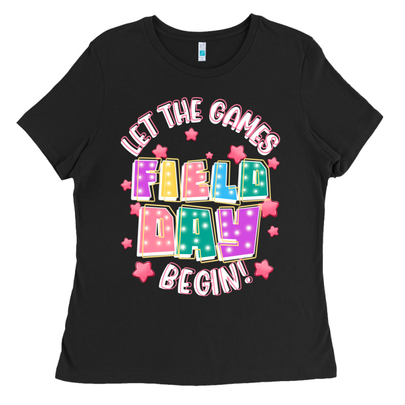Field Day Let The Games Begin Ladies Tee by JahusDesignShop | Teevron