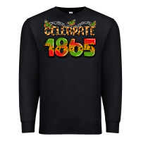 Black celebrate 1865 juneteenth Premium Sweatshirt - LillyAllenDesigns