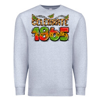 Heather Grey celebrate 1865 juneteenth Premium Sweatshirt - LillyAllenDesigns