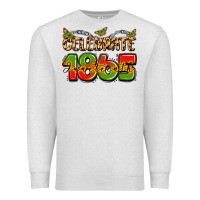 Oatmeal Heather celebrate 1865 juneteenth Premium Sweatshirt - LillyAllenDesigns