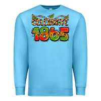 Ocean Blue celebrate 1865 juneteenth Premium Sweatshirt - LillyAllenDesigns