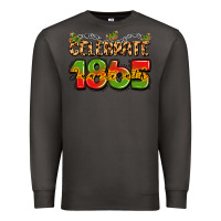 Smoke celebrate 1865 juneteenth Premium Sweatshirt - LillyAllenDesigns