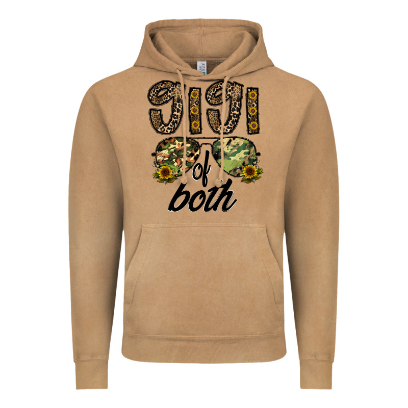 Gigi Of Both Vintage Hoodie by CowhideDigitalArt | Teevron