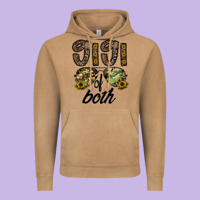 Gigi Of Both Vintage Hoodie Designed By Cowhidedigitalart