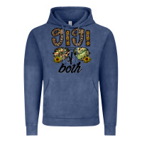 Vintage Denim gigi of both Vintage Hoodie - CowhideDigitalArt