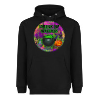 Black halloween round earrings Heavyweight Hoodie - BundleAndBundleShop