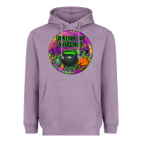 Lavender halloween round earrings Heavyweight Hoodie - BundleAndBundleShop