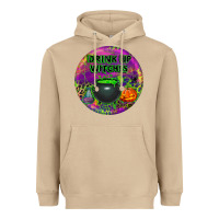 Mushroom halloween round earrings Heavyweight Hoodie - BundleAndBundleShop