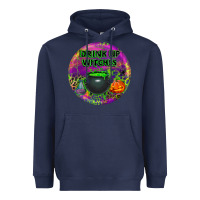 Navy halloween round earrings Heavyweight Hoodie - BundleAndBundleShop