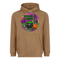 Toasted Coconut halloween round earrings Heavyweight Hoodie - BundleAndBundleShop