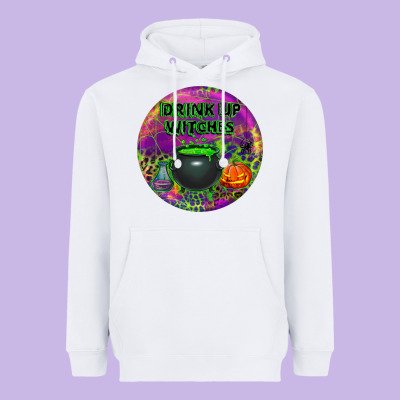 Halloween Round Earrings Heavyweight Hoodie Designed By Bundleandbundleshop