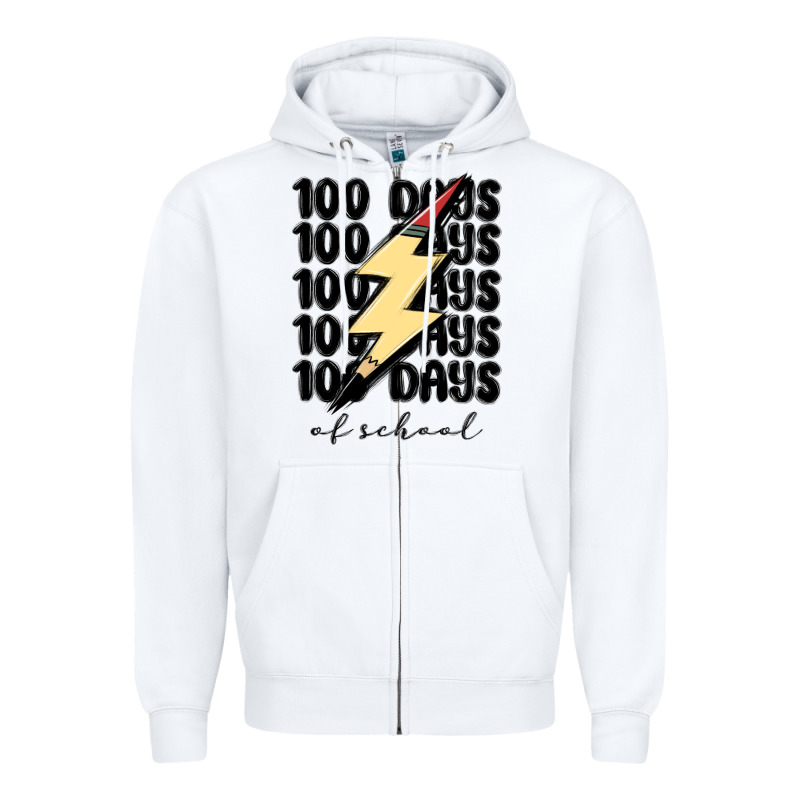 100 Days Of School Zipper Hoodie by MaliasSmallBusiness | Teevron
