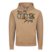 Vintage Coffee give me coffee jesus Vintage Hoodie - CowhideDigitalArt