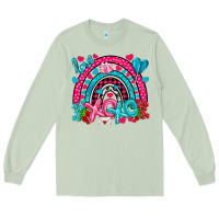 Matcha xo xo rainbow valentine Long Sleeve Tee - NancyCooperArtShop