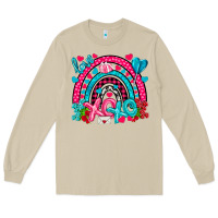 Mushroom xo xo rainbow valentine Long Sleeve Tee - NancyCooperArtShop