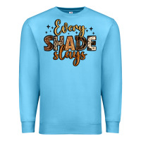 Ocean Blue every shade slays Premium Sweatshirt - LillyAllenDesigns