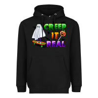 Black creep it real Heavyweight Hoodie - BundleAndBundleShop