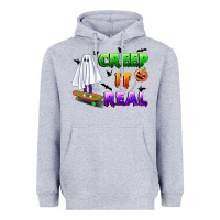 Heather Grey creep it real Heavyweight Hoodie - BundleAndBundleShop