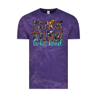 Cloud Purple teach them to be kind Vintage Tee - JahusDesignShop