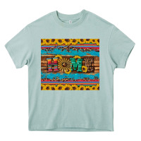 Arona western home wind wheel sunflowers Heavy Core Tee - Artiststas