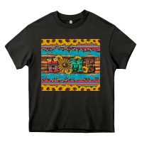 Asphalt western home wind wheel sunflowers Heavy Core Tee - Artiststas
