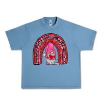 Pebble Blue valentines gnomies rainbow Urban Heavy Tee - JahusDesignShop