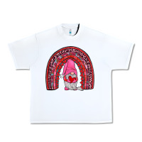 White valentines gnomies rainbow Urban Heavy Tee - JahusDesignShop