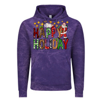 Cloud Purple happy holiday christmas Vintage Hoodie - FaDigitalArtStudio