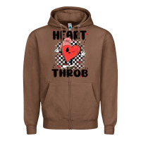 Chestnut heart throb Zipper Hoodie - MaliasSmallBusiness