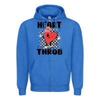 True Royal heart throb Zipper Hoodie - MaliasSmallBusiness