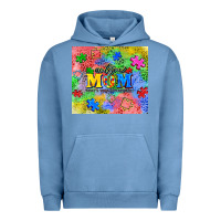 Pigment Pebble Blue autism Urban Hoodie - CowGirlArtShop